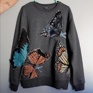 Handmade Reworked Eddie Bauer sweatshirt. Size large. Message me to buy!